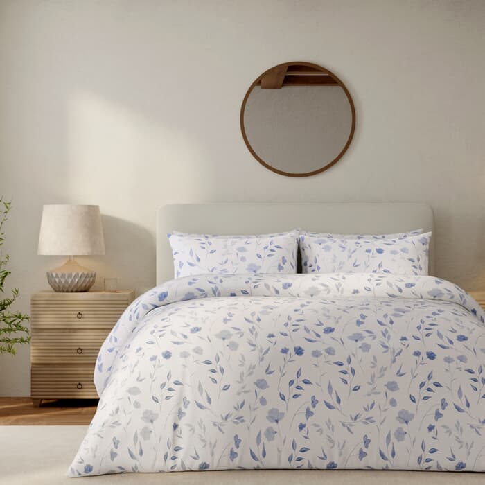Vantona Delicate Floral Blue large
