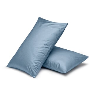 Plain Pillowcase Pair Twilight Blue