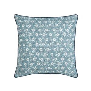 Folk Ditsy Cushion Blue/Teal