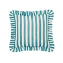 Candy Stripe Cushion Aqua