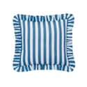 Candy Stripe Cushion Blue