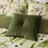 Ted Baker TB Quilted Cushion Green small