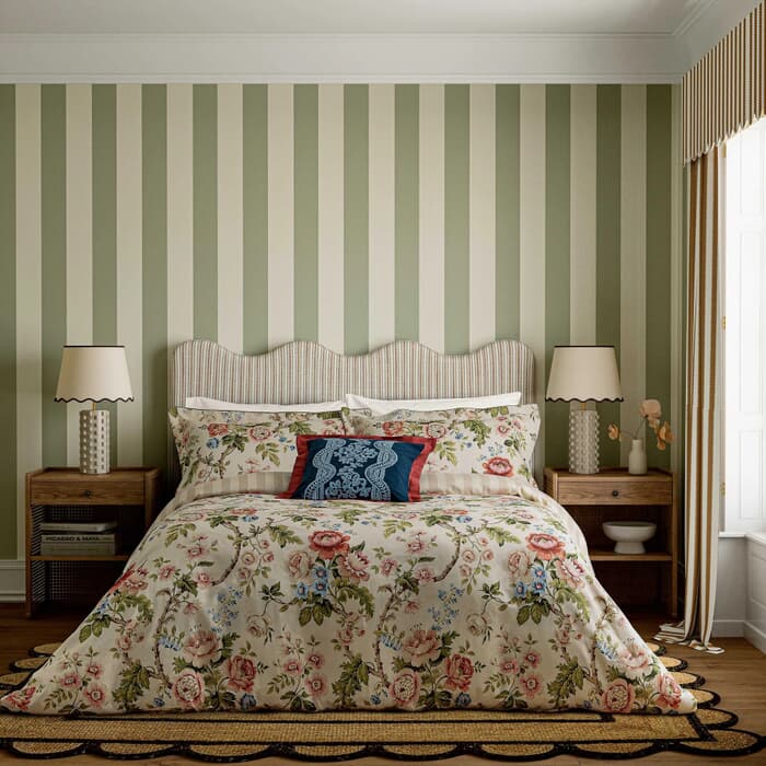 Sanderson Hykenham Rose and Sage large