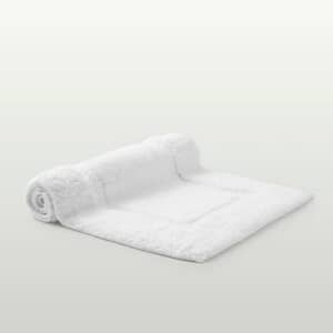 Indulge Bath Rug White