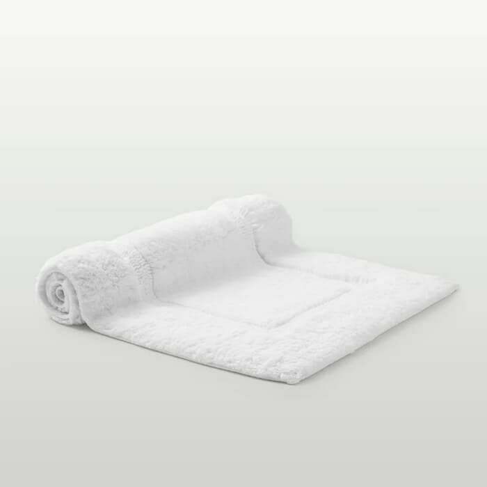 Christy Indulge Bath Rug White large