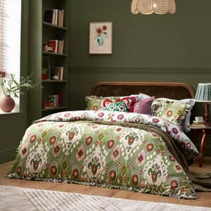 Dawson Ikat Cedar Green