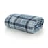 Lyndon Company Pheasant Check Throw Navy small 9287THR1