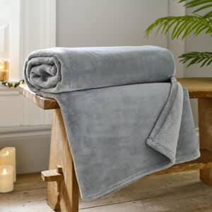 Coco Touch Throw Grey