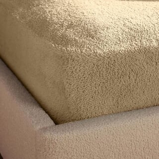 Cosy Teddy Fleece Sheet Natural