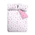 Catherine Lansfield Seersucker Heart White small 9317D