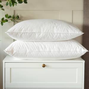 Hotel Milled Duck Feather Pillow Pair