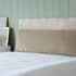 Belledorm Velvet Bolster Cushion Taupe small