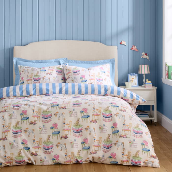 Cath Kidston Hackney Dogs Blue large