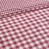 Catherine Lansfield Brushed Gingham Burgandy small 9374D