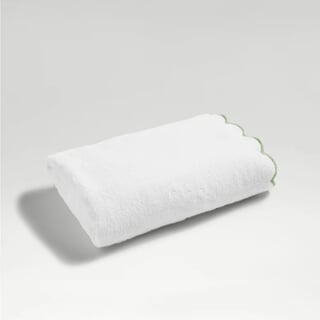 Scallop Edge Towel Matcha