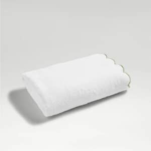 Scallop Edge Towel Matcha