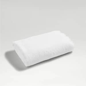 Scallop Edge Towel White