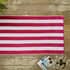 Deyongs Cabana Bay Beach Towel Fuschia Pink small 9414C