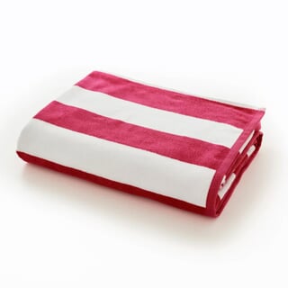 Cabana Bay Beach Towel Fuschia Pink