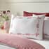 Catherine Lansfield Bow Embroidery White and Red small 9421B