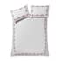 Catherine Lansfield Bow Embroidery White and Red small 9421D