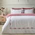 Catherine Lansfield Bow Embroidery White and Red small