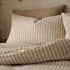 Pineapple Elephant Cotton Rich Woven Stripe Natural small 9429A