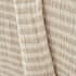 Bianca Cotton Muslin Stripe Throw Natural small 9431B
