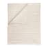 Bianca Cotton Muslin Stripe Throw Natural small 9431C