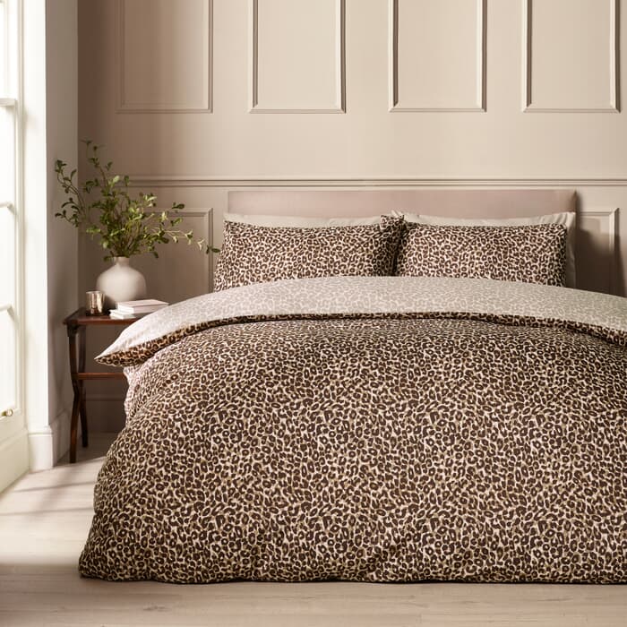 Catherine Lansfield Animal Print Brown large