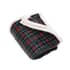 Catherine Lansfield Tartan Sherpa Check Green Throw small 9434C