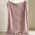 Catherine Lansfield Carved Bow Pink Throw small 9439A