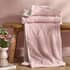 Catherine Lansfield Carved Bow Pink Throw small