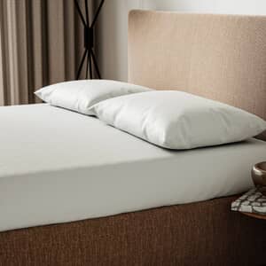 200 TC Plain Dye Sheet Set Stone
