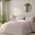Vantona Contour Leaves Natural small 9457B