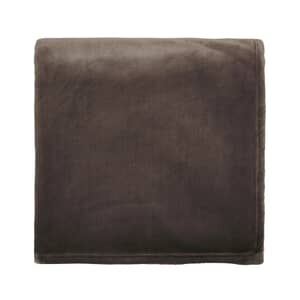 Snug Fleece Throw Chocolate
