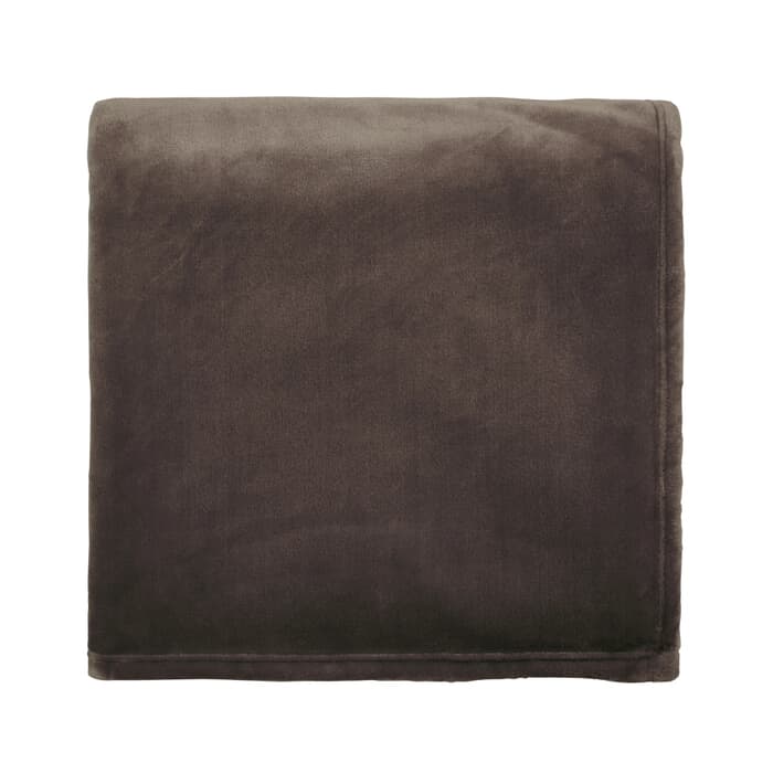 Helena Springfield Snug Fleece Throw Chocolate large