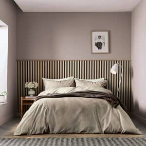 Twill Stripe Chocolate