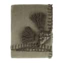 Lowen Wool Blend Throw Moss
