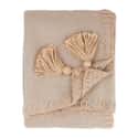 Lowen Wool Blend Throw Natural