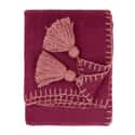 Lowen Wool Blend Throw Berry