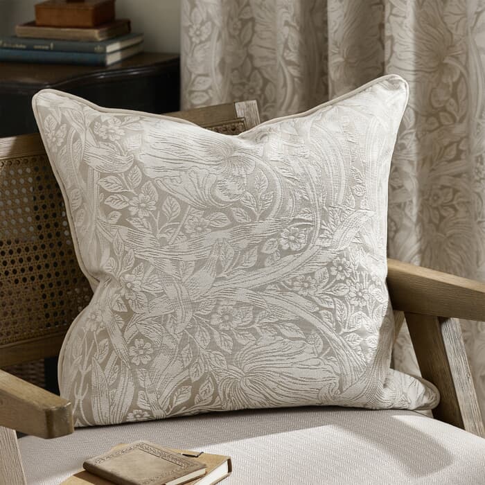 Morris and Co Pimpernel Cushion Linen large