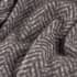 Furn Tweedie Throw Charcoal small 9502A