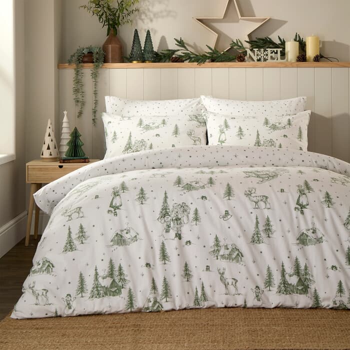 Vantona Santa Toile Green large