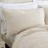 Bianca Brushed Embroidery Leaf Natural small 9551A