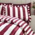 Catherine Lansfield Seersucker Frill Stripe Plum small 9567B