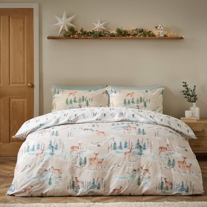 Catherine Lansfield Brushed Christmas Deer large