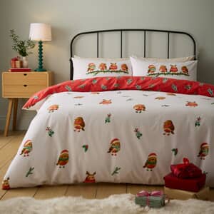 Christmas Robins Red