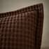 Pineapple Elephant Jaipur Waffle Cushion Chocolate small 9604A