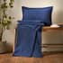 Pineapple Elephant Jaipur Waffle Cushion Navy small 9607A